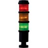 RS PRO Amber, Green, Red LED Signal Tower 3 Lights 240V AC/DC Ring Mount MLI007-04