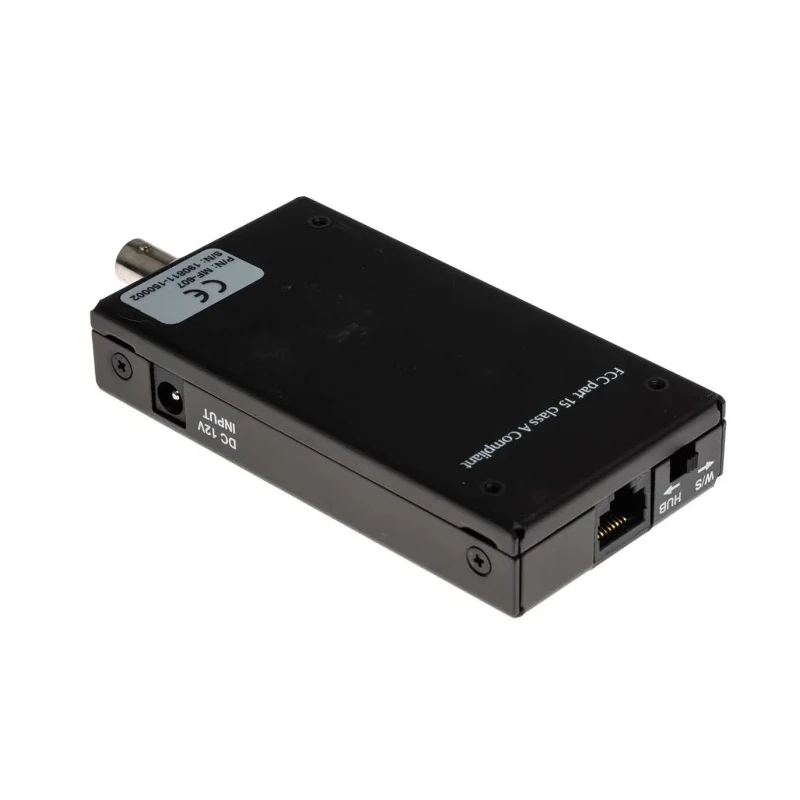 RS PRO Ethernet to BNC Ethernet Media Converter Adapter 12 V dc Power 10Mbps RJ45 to BNC RJ45
