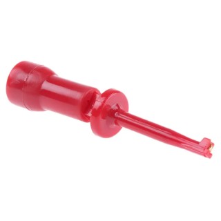 Mueller Electric Red Plunger Clip Hook Clip 600V 3A BU-00208-2