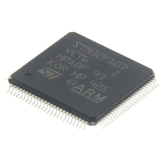 STMicroelectronics 32 bit ARM Cortex M3 Microcontroller 72 MHz 256kB FLASH 100-Pin LQFP STM32F107VCT6
