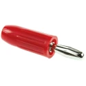 Mueller Electric Red Male Banana Plug 4 mm Connector 15A Nickel Plating BU-00246-2