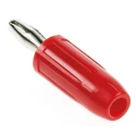Mueller Electric Red Male Banana Plug 4 mm Connector 15A Nickel Plating BU-00246-2