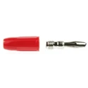 Mueller Electric Red Male Banana Plug 4 mm Connector 15A Nickel Plating BU-00246-2