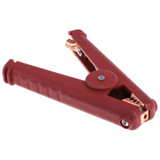 Mueller Electric Red Insulated Crocodile Clip Copper Contact 300A Current BU-102BK-2