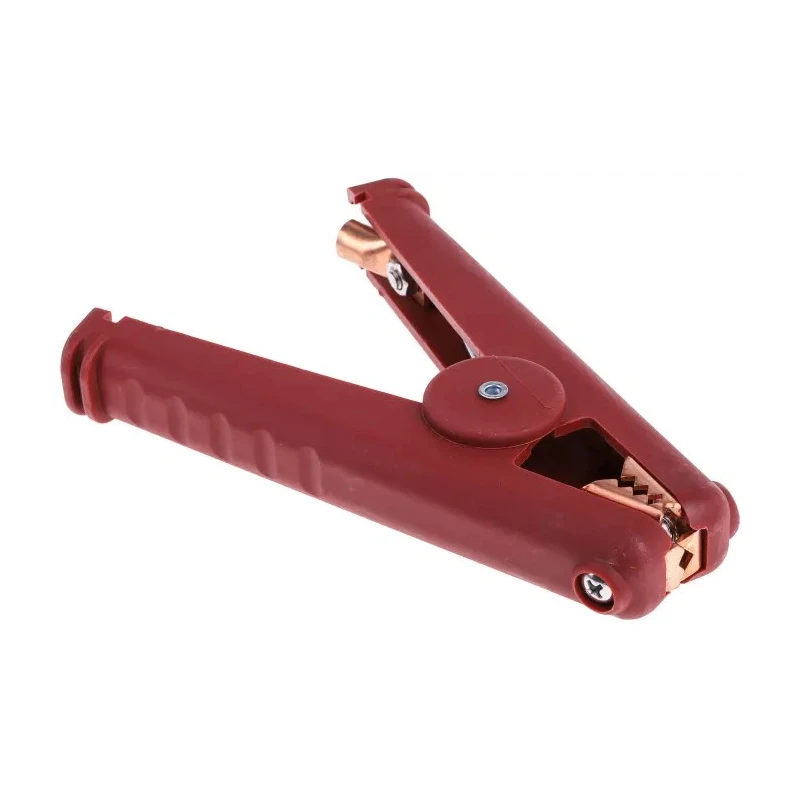 Mueller Electric Red Insulated Crocodile Clip Copper Contact 300A Current BU-102BK-2