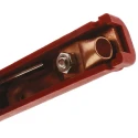 Mueller Electric Red Insulated Crocodile Clip Copper Contact 300A Current BU-102BK-2