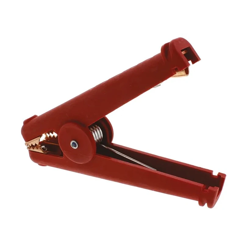 Mueller Electric Red Insulated Crocodile Clip Copper Contact 300A Current BU-102BK-2