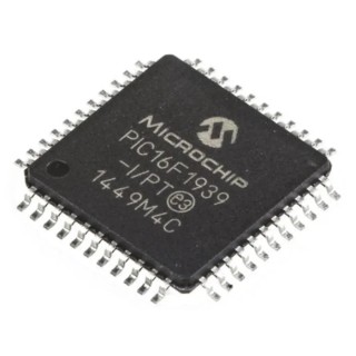 Microchip 8-bit PIC Microcontroller, 32 MHz, 28kB FLASH, 44-Pin TQFP PIC16F1939