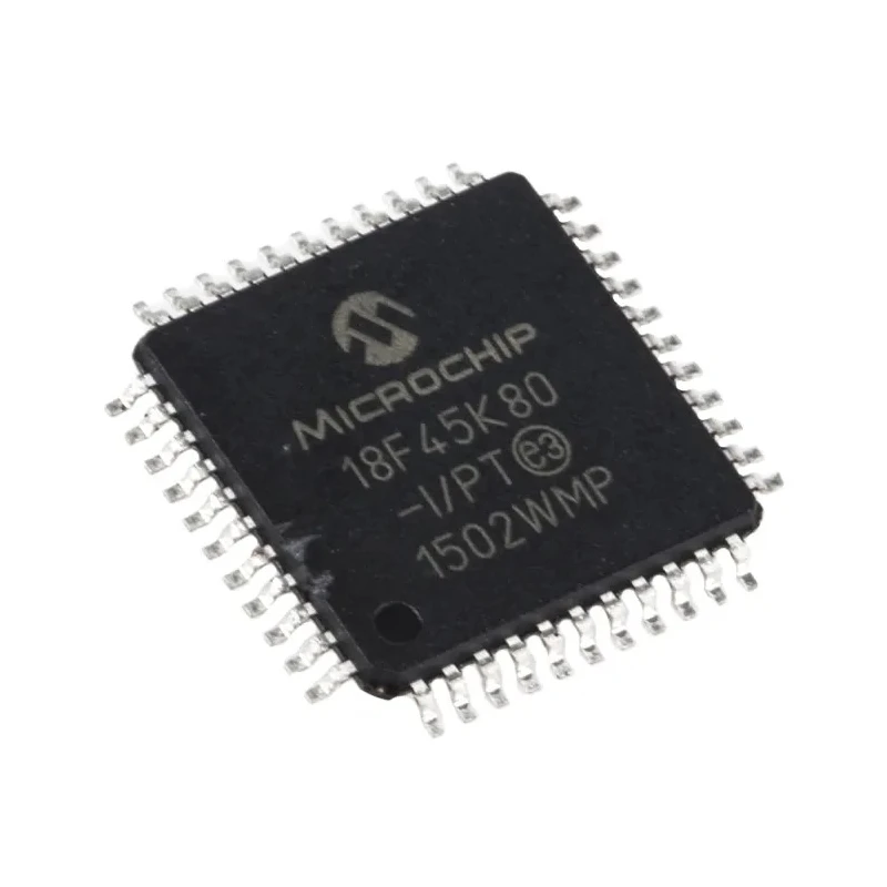 Microchip 8 bit PIC Microcontroller, 64 MHz Clock, 32kB FLASH Memory, 44-Pin TQFP PIC18F45K80