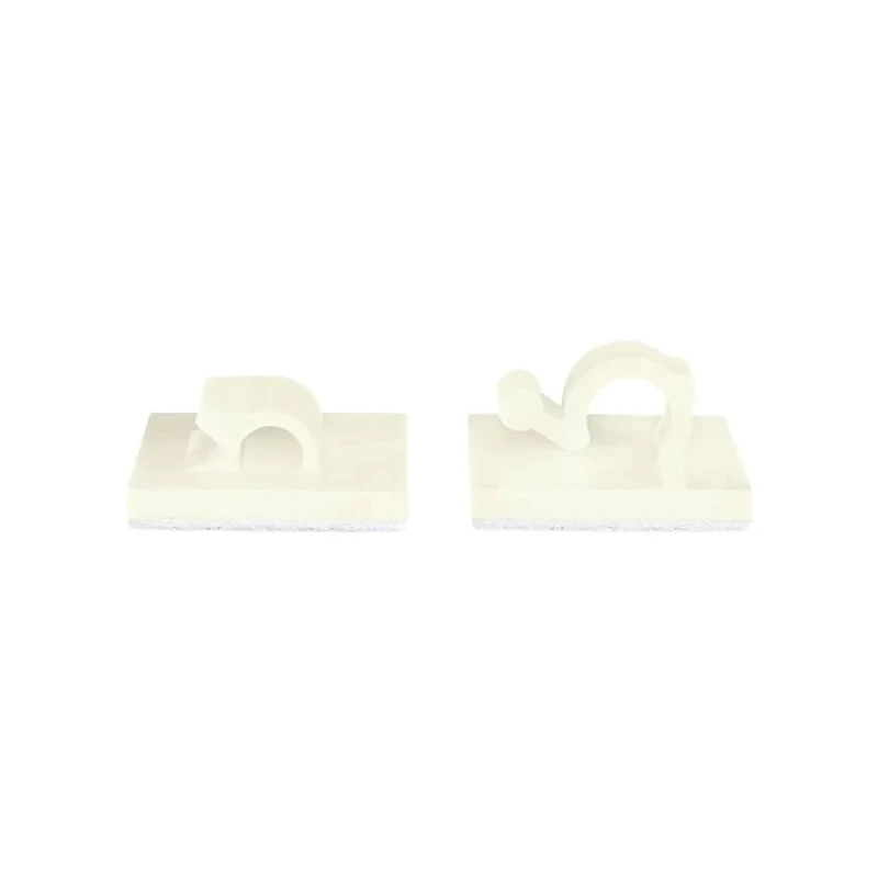 HellermannTyton Natural Polyamide 66 Self-Adhesive Cable Clip, 25mm x 25mm x 16.5mm, 13mm Max. Bundle 151-13021 RA13-PA66-NA