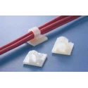HellermannTyton Natural Polyamide 66 Self-Adhesive Cable Clip, 25mm x 25mm x 16.5mm, 13mm Max. Bundle 151-13021 RA13-PA66-NA