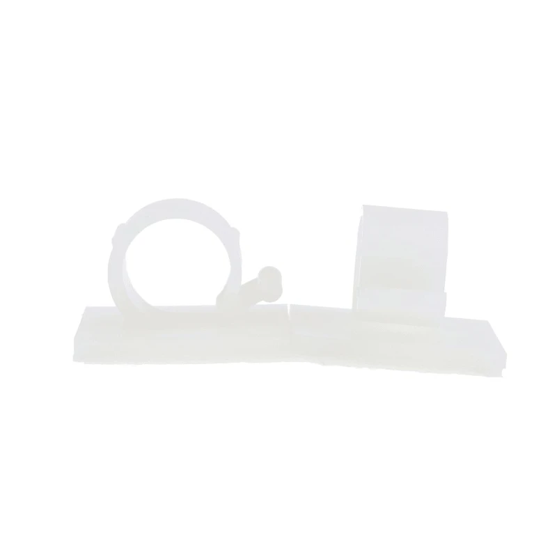 HellermannTyton Natural Polyamide 66 Self-Adhesive Cable Clip, 25mm x 25mm x 16.5mm, 13mm Max. Bundle 151-13021 RA13-PA66-NA