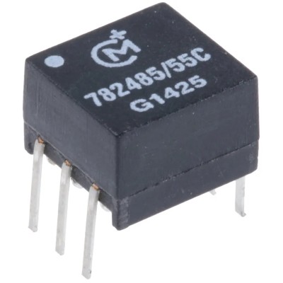 Murata Power Solutions Through Hole Pulse Transformer 1:1.5 Turns Ratio, 513 μH Primary Inductance, 0.6Ω Primary 782485/55C