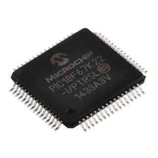 Microchip 8 bit PIC PIC18F Microcontroller 128kB FLASH 64-Pin TQFP 64 MHz PIC18F67K22-I/PTRSL