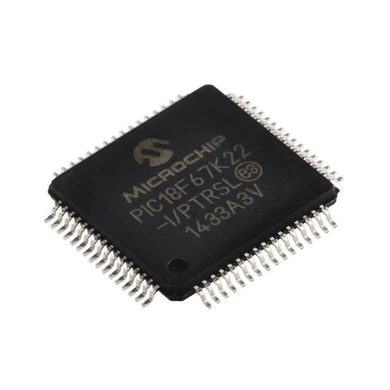 Microchip 8 bit PIC PIC18F Microcontroller 128kB FLASH 64-Pin TQFP 64 MHz PIC18F67K22-I/PTRSL