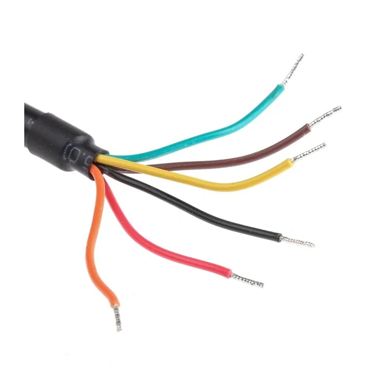 FTDI Chip TTL to USB Serial Converter Cable with 1.8V Logic Level USB to UART Interface TTL-232RG-VREG1V8-WE