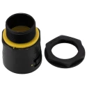 Adaptaflex Conduit Fitting, 34 mm Nominal Size, M32 Thread, Polyamide 66, Black 7TCA296170R0514 AT34/M32/A/BLY