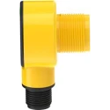 Banner Background Suppression Photoelectric Sensor, Barrel Style, 50 mm Detection Range, PNP Output T18-2VPFF50-Q8