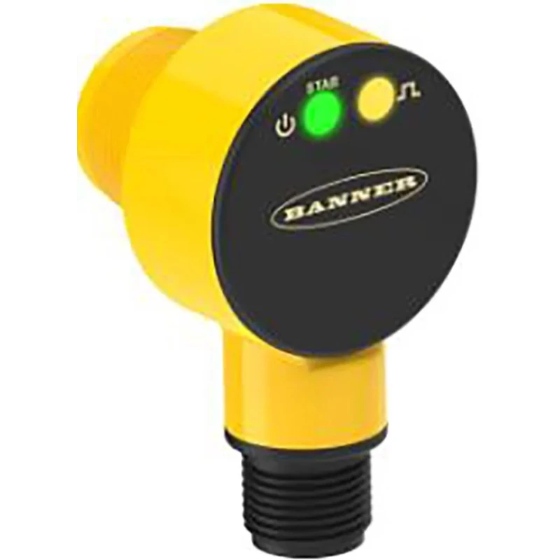 Banner Background Suppression Photoelectric Sensor, Barrel Style, 50 mm Detection Range, PNP Output T18-2VPFF50-Q8