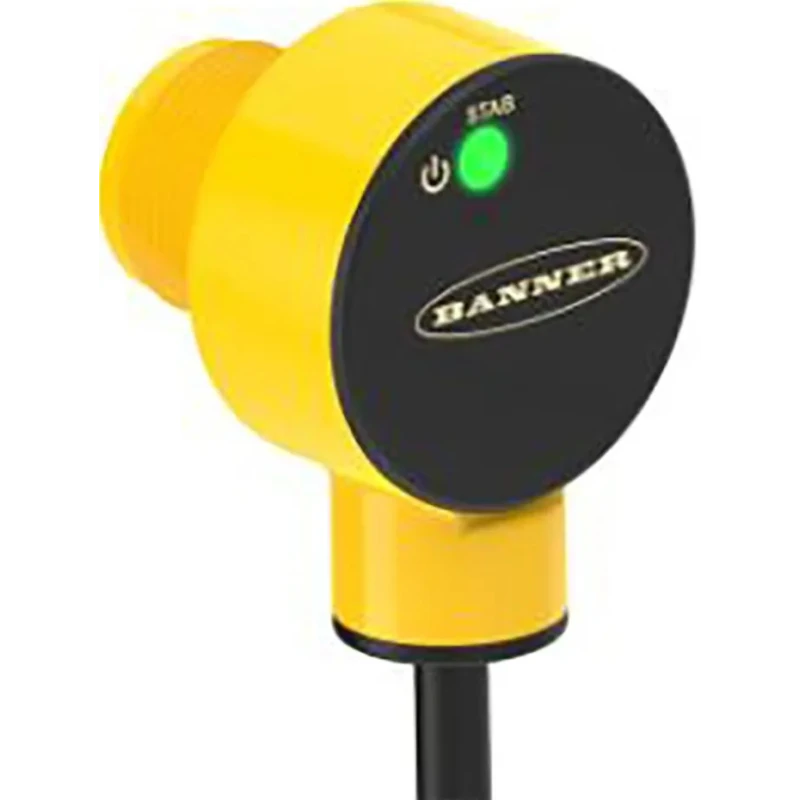 Banner Through Beam Photoelectric Sensor, Barrel Style, PNP Output, 25 m Detection Range, IP67/IP68/IP69K, 30V T18-2VPRS-2M