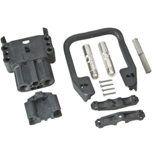 Anderson Power Products E16 Series 2 Way Female Battery Connector Straight Feed Through 600V 160A E16550-1009