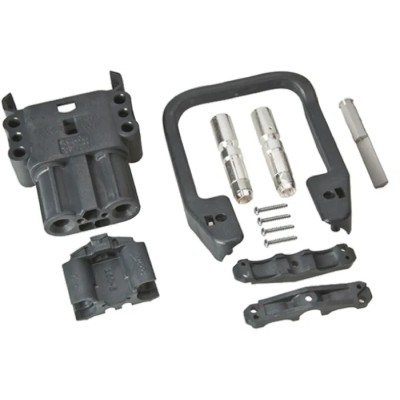 Anderson Power Products E16 Series 2 Way Female Battery Connector Straight Feed Through 600V 160A E16550-1009
