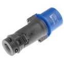 Legrand Hypra IP44 Blue Cable Mount 2P+PE Straight Industrial Power Connector 32A 230V 