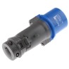 Legrand Hypra IP44 Blue Cable Mount 2P+PE Straight Industrial Power Connector 32A 230V