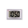 RS PRO Silver Radio Controlled Digital Clock Desktop, Wall 190-6883