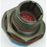 Amphenol Socapex MIL Spec Circular Connector Female 22 Contacts Panel Mount Straight Screw Coupling 550V TV07RW1335S