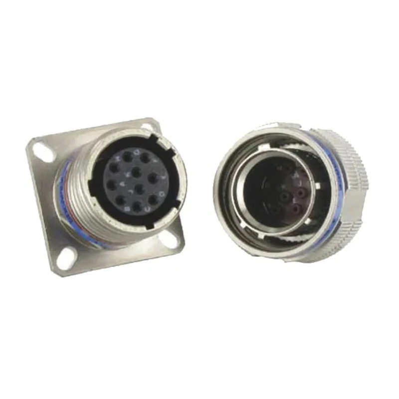 Amphenol Socapex MIL Spec Circular Connector Straight 13 Way Wall Mount Female Connector with Male Contacts TVP00RW1135PA