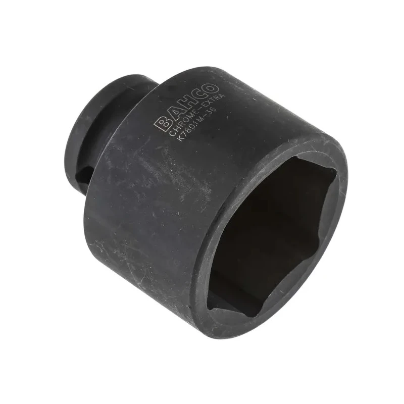Bahco 36 mm 1/2 in Drive Impact Socket, 50mm Length K7801M-36