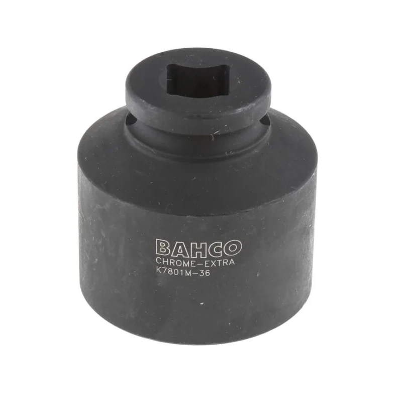 Bahco 36 mm 1/2 in Drive Impact Socket, 50mm Length K7801M-36