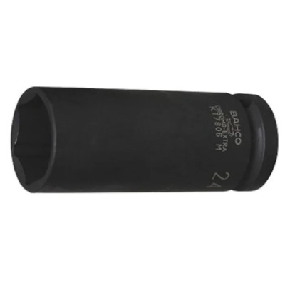 Bahco Hexagon Impact Socket 17.46 mm Socket Size 12.7 mm Drive Square Type 78 mm Length K7806Z-11/16