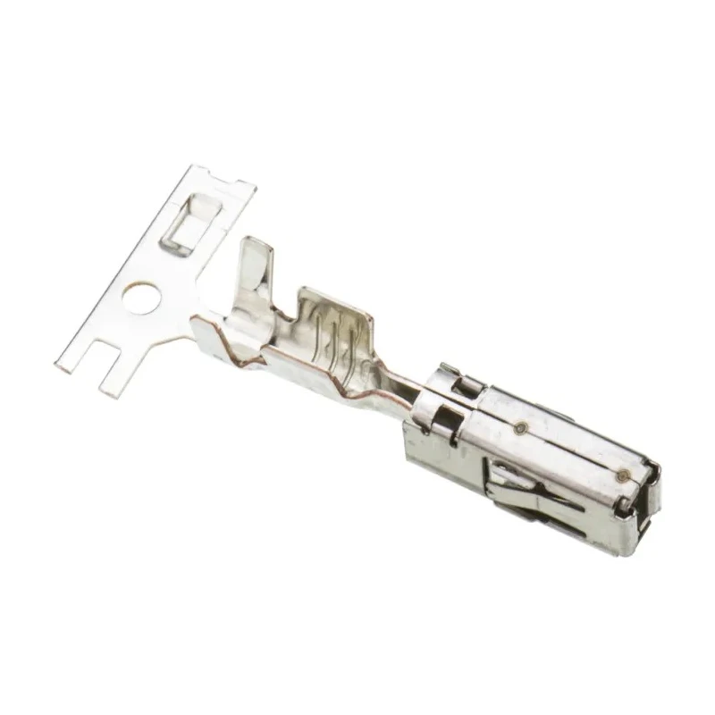 TE Connectivity AMP MCP 2.8 Series Female Crimp Terminal, 13 AWG Min Crimp, 15 AWG Max 1-968851-1