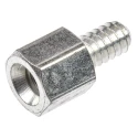 TE Connectivity HD Series Brass Female Screw Lock Accessory for Use With D-Sub Connector 2-829261-2