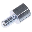 TE Connectivity AMPLIMITE Series Female Steel Screw Lock for D-Sub Connector 5747877-3