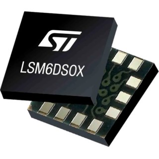 STMicroelectronics 3 Axis Digital Surface Accelerometer I2C SPI LGA 14-Pin 1.71 V to 3.6 V LSM6DSOXTR