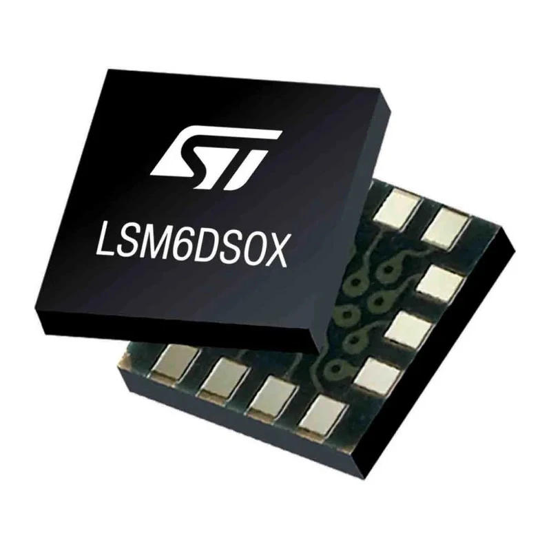 STMicroelectronics 3 Axis Digital Surface Accelerometer I2C SPI LGA 14-Pin 1.71 V to 3.6 V LSM6DSOXTR