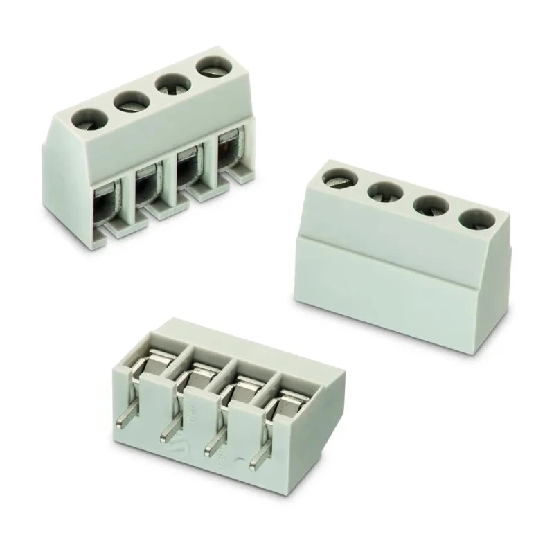 Wurth Elektronik 1337 Series PCB Terminal Block 6-Contact 5 mm Pitch Through Hole Horizontal Grey 250V AC 20A 691133710006