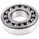 FAG Self-Aligning 2 Row Ball Bearing, 45 mm Inside Diameter, 100 mm Outside Diameter, 25 mm Race Width, Polyamide 1309-TVH