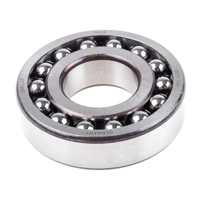 FAG Self-Aligning 2 Row Ball Bearing, 45 mm Inside Diameter, 100 mm Outside Diameter, 25 mm Race Width, Polyamide 1309-TVH