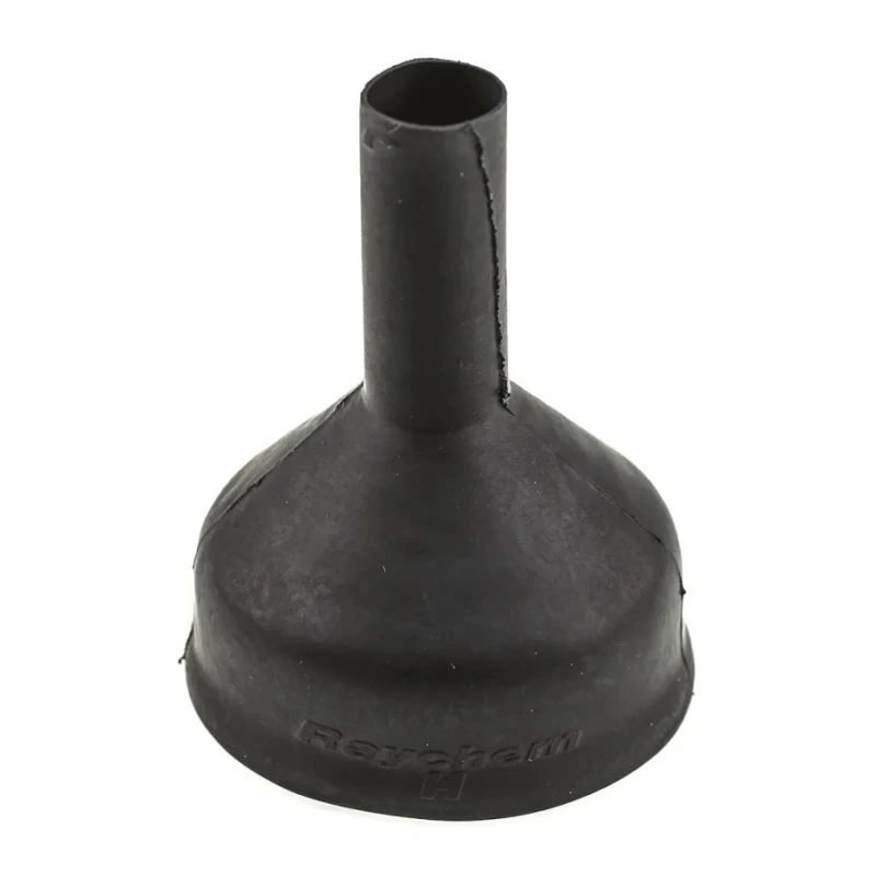 TE Connectivity Heat Shrink Boot Straight Fluid Resistant Elastomer Black 43.6 mm 202D963-25-0