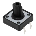 TE Connectivity Black Tactile Switch Button 8.02 mm SPST 50mA 24V dc Surface FSM102