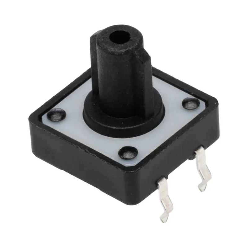 TE Connectivity Black Tactile Switch Button 8.02 mm SPST 50mA 24V dc Surface FSM102