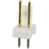 TE Connectivity MTA-100 Series Straight Through Hole Pin Header, 2 Contact, 2.54 mm Pitch, 1 Row Unshrouded 3-641215-2