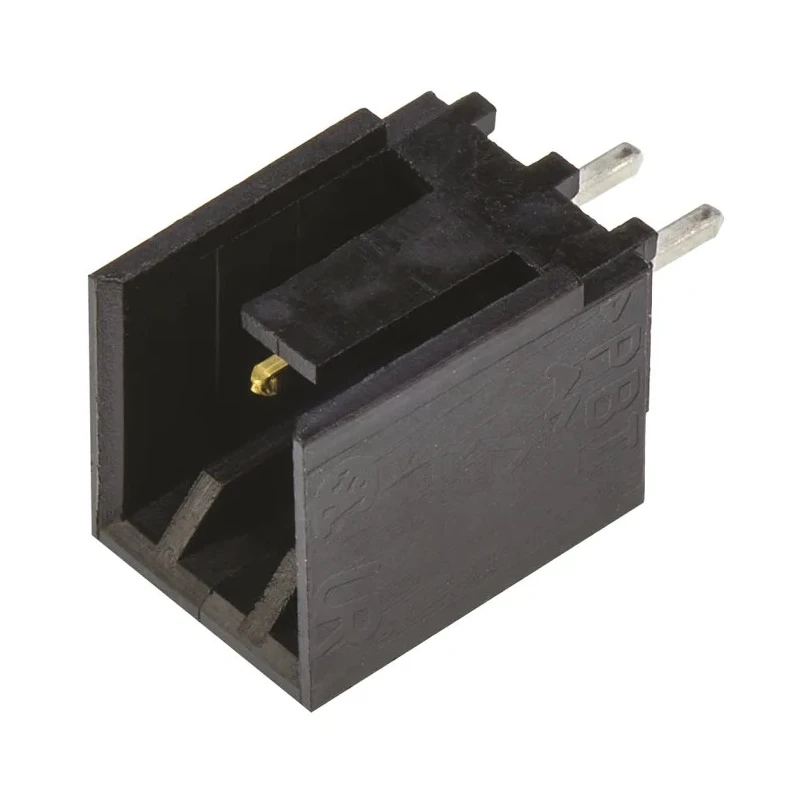 TE Connectivity MTA-100 Series Straight Through Hole PCB Header, 2 Contacts, 2.54 mm Pitch, 1 Row, Shrouded 2-644487-2