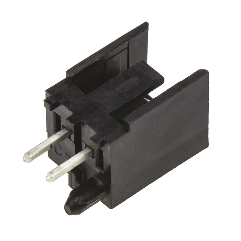 TE Connectivity MTA-100 Series Straight Through Hole PCB Header, 2 Contacts, 2.54 mm Pitch, 1 Row, Shrouded 2-644487-2