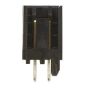 TE Connectivity MTA-100 Series Straight Through Hole PCB Header, 2 Contacts, 2.54 mm Pitch, 1 Row, Shrouded 2-644487-2