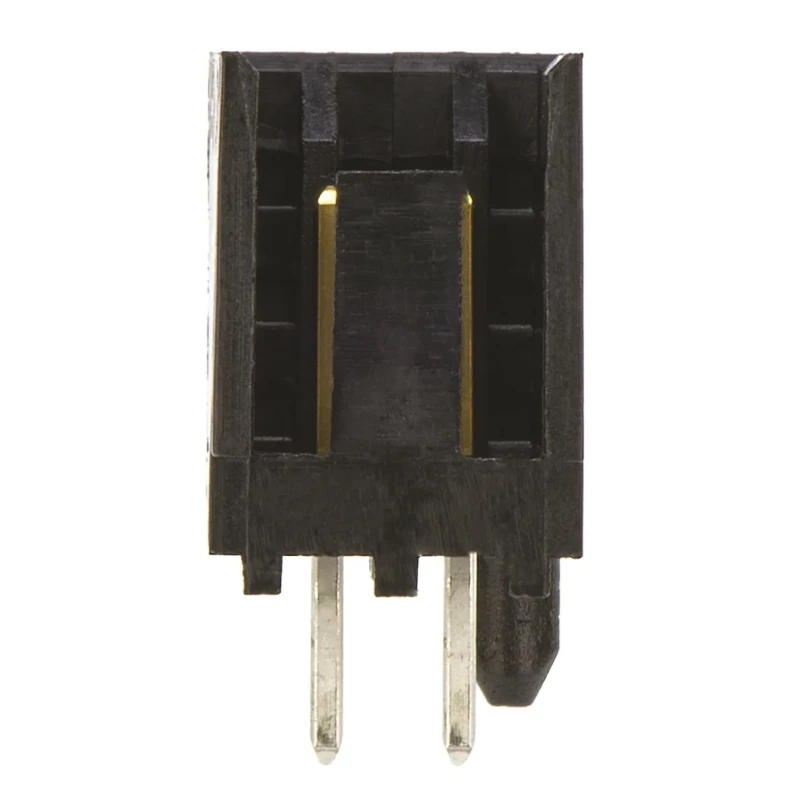 TE Connectivity MTA-100 Series Straight Through Hole PCB Header, 2 Contacts, 2.54 mm Pitch, 1 Row, Shrouded 2-644487-2